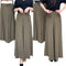 Elegant High-End Southeast Asian Cross-Border Thin Skirt Women's Loose-Fit Medium-Age Mother Bell Bottoms Anti-Wrinkle