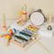 Toddlers Montessori Musical Instruments Set Wooden Percussion Instruments Toys Kids Preschool Educational Birthday Gifts