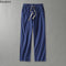 Plus Size 8XL 9XL Pants Men's Solid Cotton Linen Loose Casual Trouser Fashion Drawstring Straight Joggers Vintage Sweatpants Men