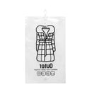 5 large protection household side pull hanging vacuum compression bag transparent hanging down jacket clothes dust storage bag