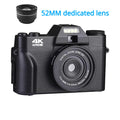 4K HD Professional Digital Camera Camcorder WIFI Webcam Wide Angle 16X Digital Zoom 48MP Photography 3 Inch Flip Screen Recorder