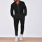 Cross-border European and American sportswear men's cotton autumn leisure suit long-sleeved fashion long-sleeved trousers shirt