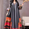 New Cross-Border Women's Clothing Amazon Digital Printing Loose-Fit Dress Middle East Long Kaftan In-Stock