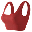 Seamless Knitted Sports Fitness Yoga Bra and Underwear