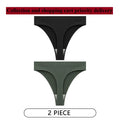 CINOON 2Pcs/Lot Women Sexy 5 Color Panties Low-waist Comfort Underwear G String Thong Breathable Lingerie Temptation Intimates