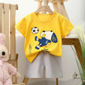 Spring Summer Baby Cotton Cartoon Clothes 2pcs Sets Baby Cotton Clothes T-shirts+Pants Set for Boys Girls Kids Sports Outwear