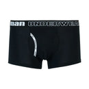 New Loose Boxer Briefs for Men Popular Elastic Comfortable Breathable Letter Printed Men's Dedicated Side Opening Underpanties