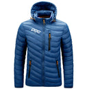 Men's Winter Thermal Jacket Moto Poc Cycling Hooded Warm Coat Outdoor Windbreaker Mountain Bike Cothing MTB Bicycle Down Jackets