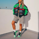 2024 Fall Hot Women's Bomber Jacket Street Casual Sports Trend Hip Hop Harajuku Style Jacket Outdoor Motorcycle Top