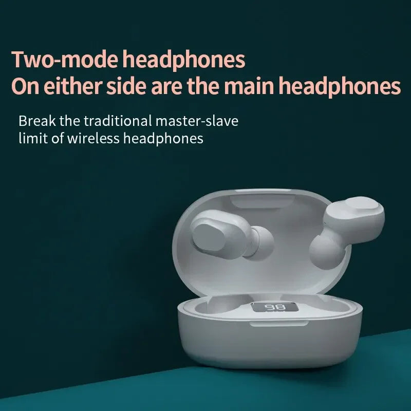 Lenovo XT91 TWS Wireless Bluetooth Earphones Noise Reduction Touch Control Music Headphones Power Display With Mic ERAZER XT91