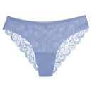 TrowBridge 4PCS Women's Panties Sweet Lace Underwear Sexy Lingerie Soft Silk Satin Female Briefs Hollow Out Mesh Cozy Underpants