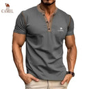Men's embroidered high-quality cotton polo shirt new summer fashion casual breathable cool top