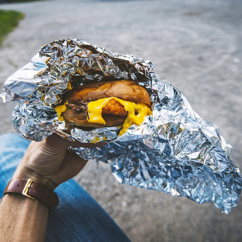 1-5PCS Disposable Tin Foil Paper Food Grade Aluminum Foil Roll Air Fryer Tin Foil Barbecue Oven Baking Paper Kitchen Accessories