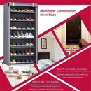 Non-woven dormitory door simple cabinet simple shoe rack multi-layer space saving and economical home dustproof box cabinet