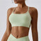 Cloud Hide Sexy Back Sports Bra Women Yoga Crop Top Home Fitness Workout Underwear Dancing Vest Plus Size Running Cycling Shirt