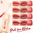 FOCALLURE Glazed Shine Liquid Lipstick Waterproof Lightweight Lip Glosses Transferproof Moisturizing Lip Tints Makeup Cosmetics