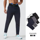 Trail Marathon Running Pants Men Loose Sweatpants Sports Joggers Fitness Quick Dry Sportswear Training Trousers Waist Bag Pocket
