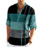 Men's First POLO Shirt Striped Color Contrast Design Light Comfortable Breathable Fashion Long Sleeve Spring And Autumn Style
