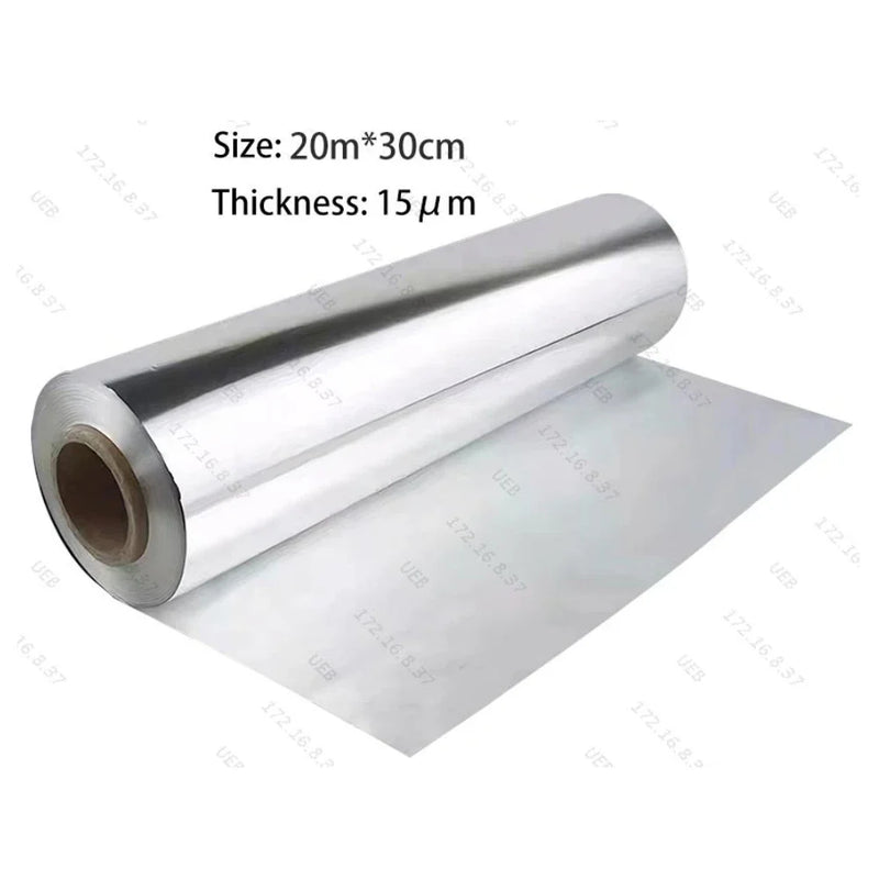 1-5PCS Disposable Tin Foil Paper Food Grade Aluminum Foil Roll Air Fryer Tin Foil Barbecue Oven Baking Paper Kitchen Accessories