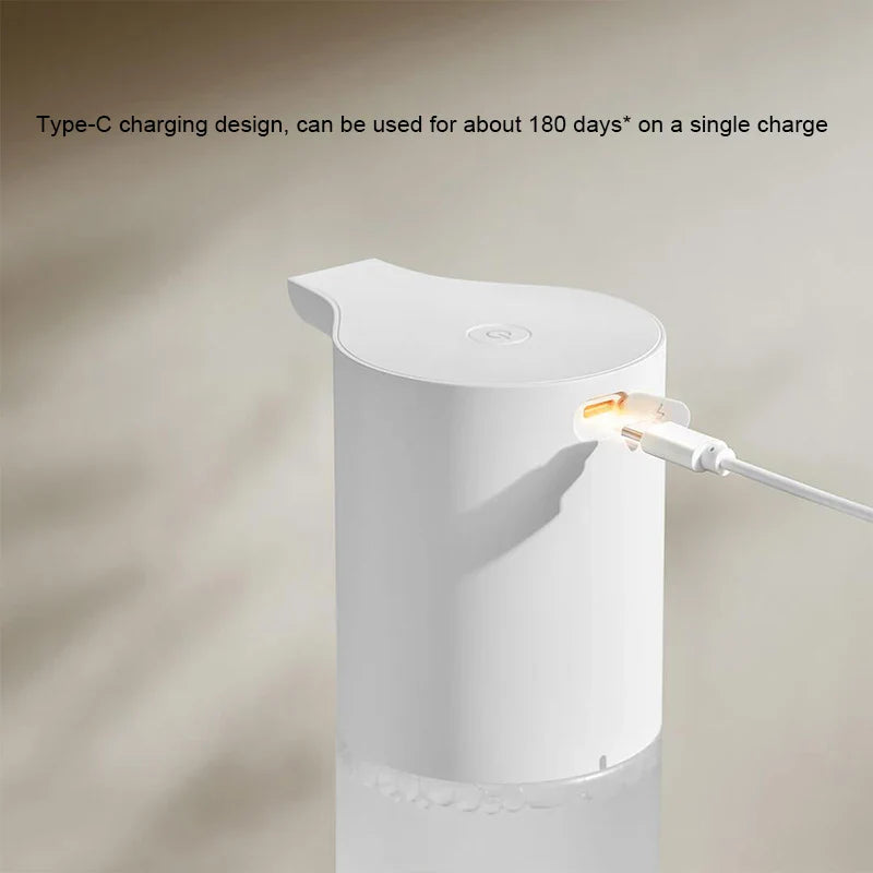 Original XIAOMI Mijia Soap Foam Dispenser 1S Automatic Induction Hand Washer USB Rechargeable Foaming Machine Home Appliance