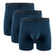 DAVID ARCHY Mens Underwear Modal Pouches Boxer Briefs with Fly Soft Breathable Dual Pouch Mens Boxers Fitness Sweatpants Quick