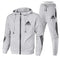 2024 Casual Sportswear Suit Men's Hoodie and Trousers Two-piece Zippered Hooded Sweatshirt Sweatpants Men's Suit