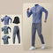 Mens Sweatsuits Set Running Suit with Phone Pocket Autumn Winter Quick-Drying Professional Run Fitness Training Clothing for Men