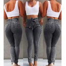 Creatively Designed Plus Size Trendy Cotton Women's Jeans Proxy Alliance Summer 2024 Street Style Cross-Border Goods In Stock