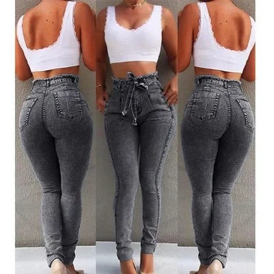 Creatively Designed Plus Size Trendy Cotton Women's Jeans Proxy Alliance Summer 2024 Street Style Cross-Border Goods In Stock