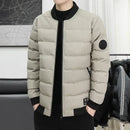 2024 New Winter Male Coat Casual All-match Thickened Baseball Collar Windproof Parka Men Fashion Lightweight Padded Jackets
