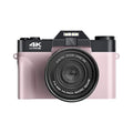 4K HD Professional Digital Camera Camcorder WIFI Webcam Wide Angle 16X Digital Zoom 48MP Photography 3 Inch Flip Screen Recorder