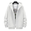 2023 US Size Zip Up Hoodies Autumn Hooded Sweatshirts Men's Hoodie Cardigan Solid Color Classic Jacket Men Coat Men Clothing