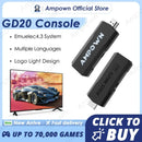 GD20 Game Stick X2 Video Game Console 70K Games Emuelec 4.3 CPU Aigame 905M Wireless Controller 4K HD Retro Games for PS1 N64
