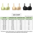 SUJIIN Wireless Bra for Big Breasts Women Push Up Full-Coverage Large Size Bra Ladies Seamless Comfort Smoothing Bralettes MX313