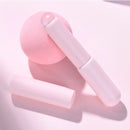 Clear lip brush Elastic silicone soft portable round head lipstick applicator Blender Mini makeup brush natural beauty