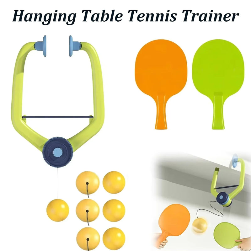 Portable Indoor Table Tennis Trainer – Parent-Child Interactive Ping Pong Set