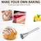 3pcs Nozzles Sets Cake Icing Tips Piping Pastry Bag Bakery Puff And Cupcake Cream Decorating Tools Professional Accessories