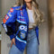 Oversized Printed Jacket Female Gothic Racing Suit hip-hop Street Style Jacket Y2K Oversized Baseball Uniform Jacket Bomber Top