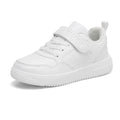 Waterproof Eva Outsole Children's White Sneakers Boys Small White Shoes School Campus Shoes Leather Surface Children's