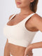 Seamless Knitted Sports Fitness Yoga Bra and Underwear