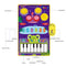 Baby Musical Piano Drum Play Mat 2 in 1 for Kids Toddlers Floor Keyboard Dance Mat with Sounds Baby Toy Music Blanket
