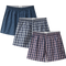 3-4Pcs Cotton Mens Boxers Shorts Loose Sleep Underpants High Quality Printed Casual Panties Comfortable Homewear Men Underwear