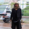 Men's Short And Niche Design Small Suit Autumn New Youth Korean Fashion Trend Cutting Layer Clear Black Ruffian Handsome Top