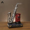 New saxophone resin handicraft pen holder ornaments, Violin storage pen holder,Office and home decoration pen holder， Pen holder