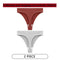 CINOON 2Pcs/Lot Women Sexy 5 Color Panties Low-waist Comfort Underwear G String Thong Breathable Lingerie Temptation Intimates