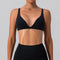 Women Soft Slimming Shockproof Quick Dry Supportive V Neck Running Bra Gym Sports Running Fitness Yoga Bra