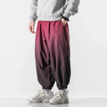 New Japanese Style Mens Jogger Pants Casual Reflective Trousers Men 2023 Streetwear Loose Fashion Sweatpants Male Large Size 5XL