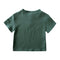 2-8 Years Children Casual Suit Kids Muslin T Shirt Shorts Pajamas Boy Girl Green White Tops Bottoms Summer 2 Pcs Clothing Set