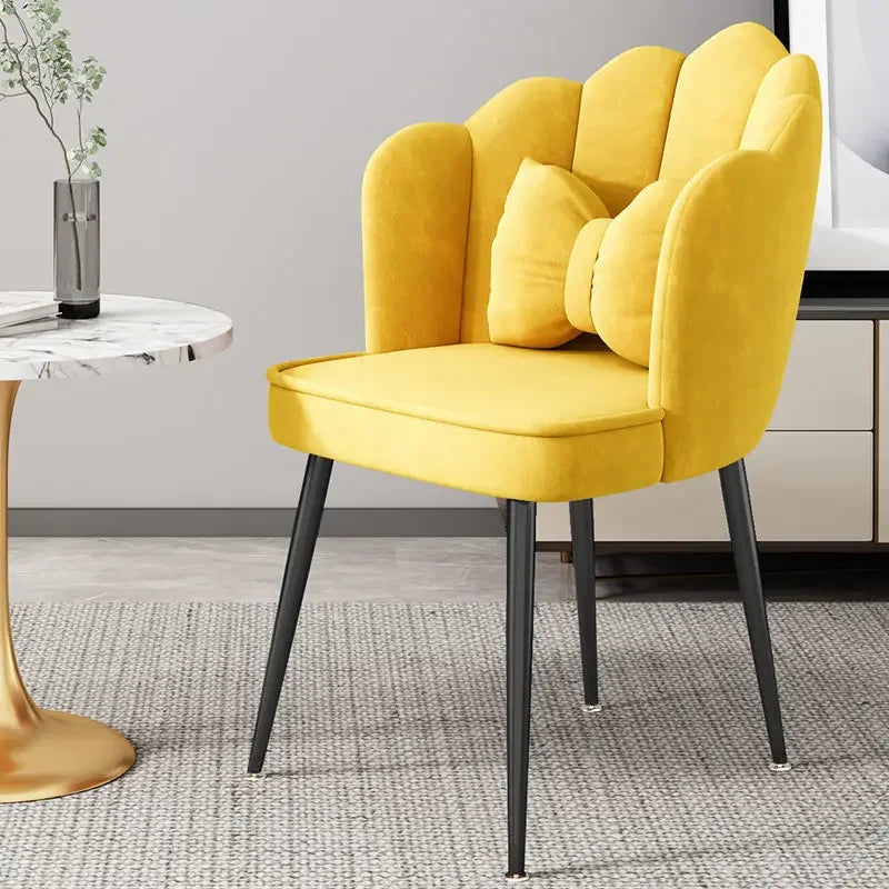 Simple Dining Room Chair Home Light Luxury Stool Backrest Girl Internet Celebrity Bedroom Dressing Table Makeup Chair