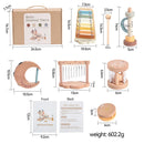 Children Montessori Instruments Toys Wooden Parent-child Interaction Puzzle Early Education Sound Cognition Music Festival Gifts